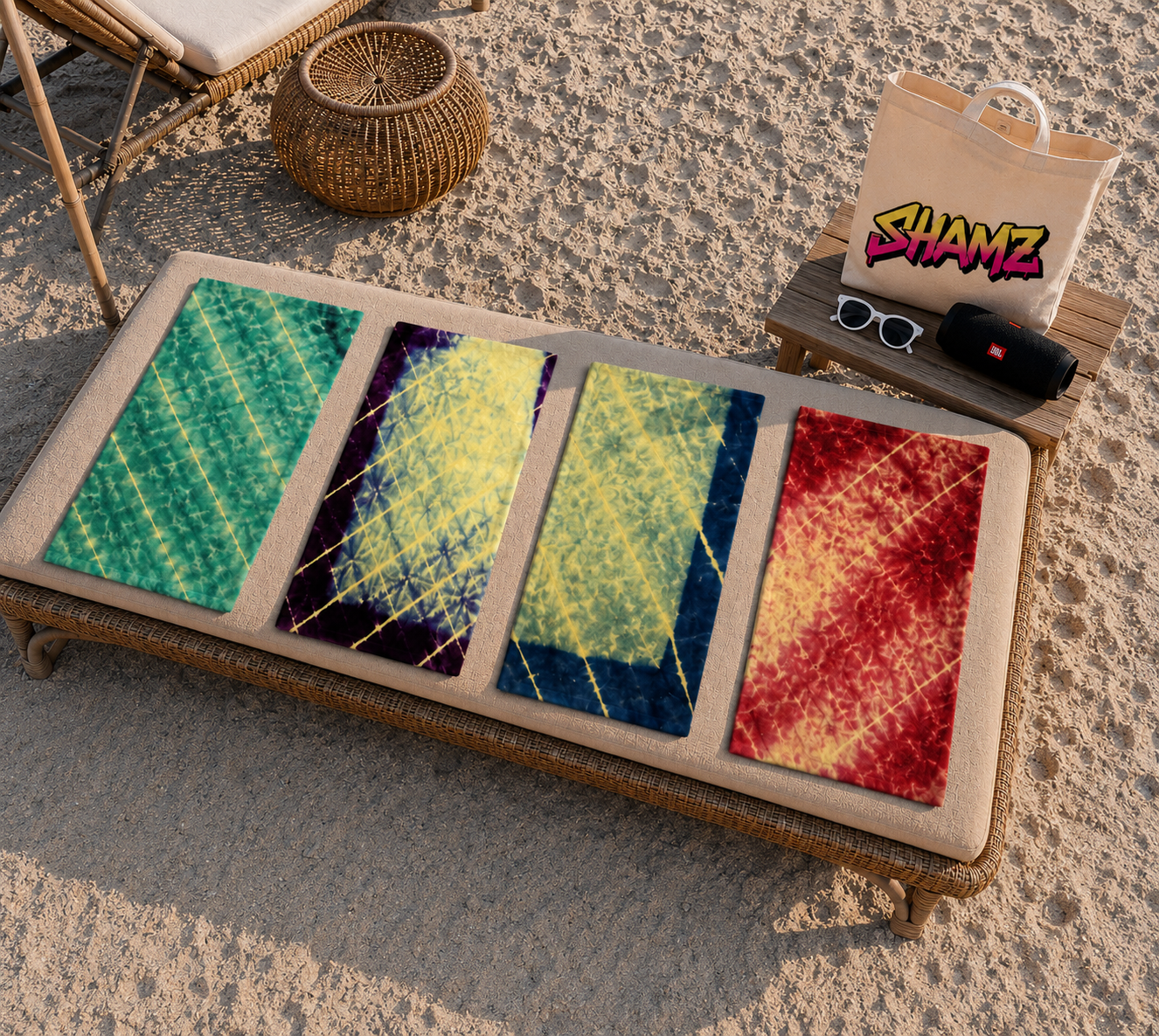 TAN LINES — SHAMZ TOWEL